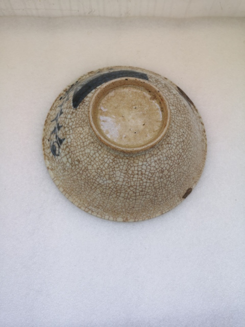 古玩陶瓷哥釉青花花卉紋碗拍賣(mài),當(dāng)前價(jià)格450元