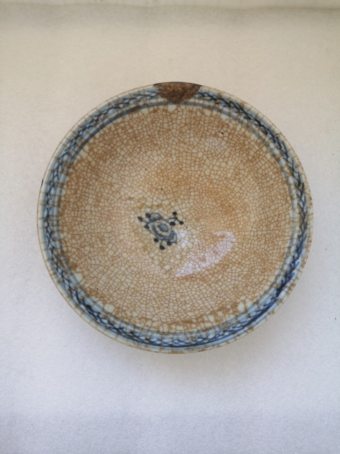 古玩陶瓷哥釉青花花卉紋碗拍賣(mài),當(dāng)前價(jià)格450元