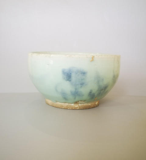 古玩陶瓷明代.青花花卉紋碾缽拍賣，當(dāng)前價(jià)格3500元