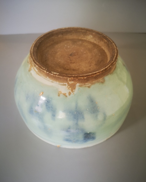 古玩陶瓷明代.青花花卉紋碾缽拍賣，當(dāng)前價(jià)格3500元