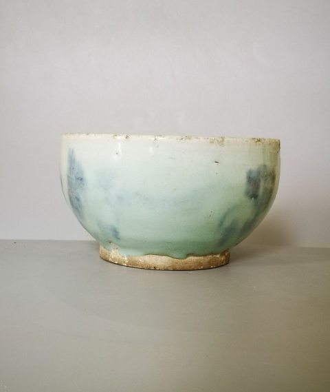 古玩陶瓷明代.青花花卉紋碾缽拍賣，當(dāng)前價(jià)格3500元