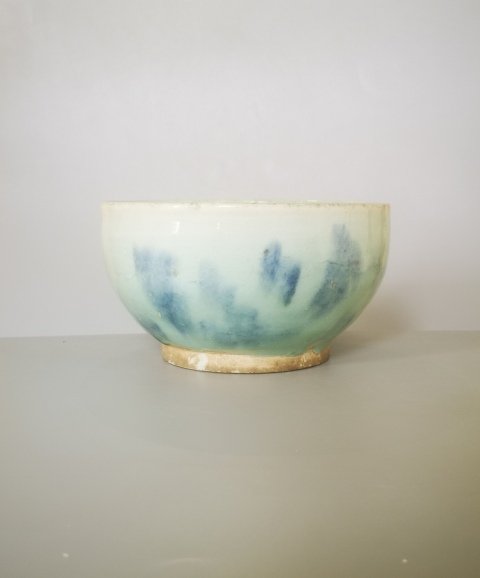 古玩陶瓷明代.青花花卉紋碾缽拍賣，當(dāng)前價(jià)格3500元