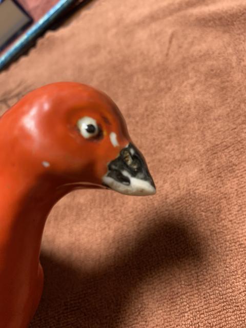 古玩陶瓷晚清瓷塑鴿子拍賣，當前價格3650元