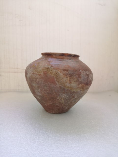 古玩陶瓷紅陶大罐拍賣,當前價格850元