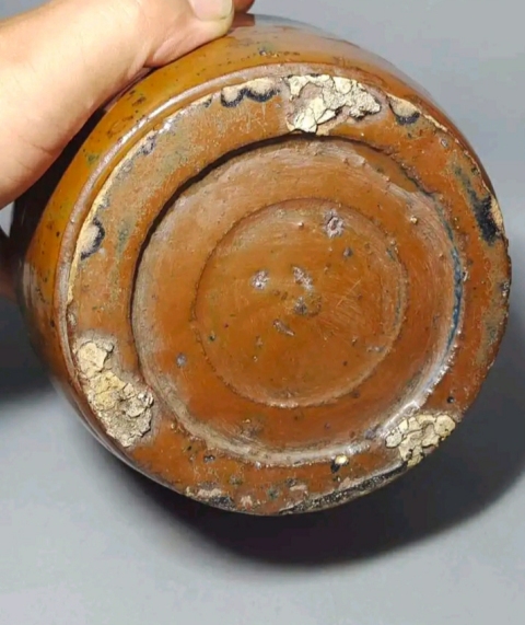 古玩陶瓷清代磁州窯黑釉撇口瓶拍賣(mài),當(dāng)前價(jià)格2698元