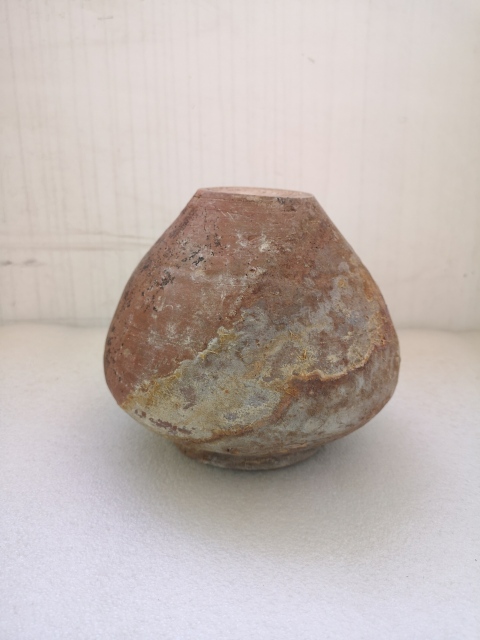 古玩陶瓷紅陶大罐拍賣,當前價格850元