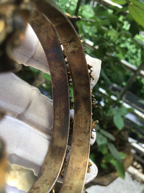 古玩雜項(xiàng)銀鎏金手鐲拍賣(mài)，當(dāng)前價(jià)格25000元