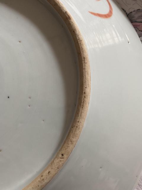 古玩陶瓷粉彩盤真品鑒賞圖