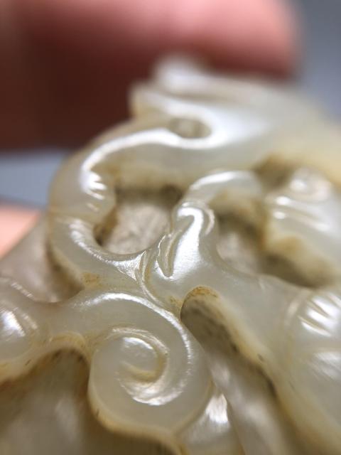 古玩玉器和田玉受天百祿牌拍賣，當(dāng)前價格9800元