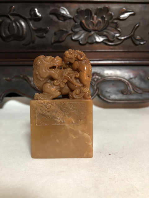 古玩玉器壽山石老印章拍賣,當前價格3999元