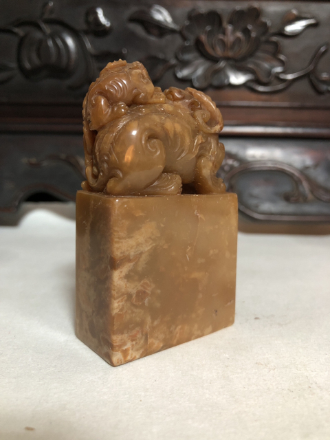 古玩玉器壽山石老印章拍賣,當前價格3999元