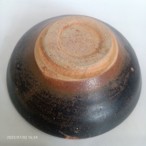 古玩陶瓷宋代吉州窯系褐釉盞拍賣,當前價格388元