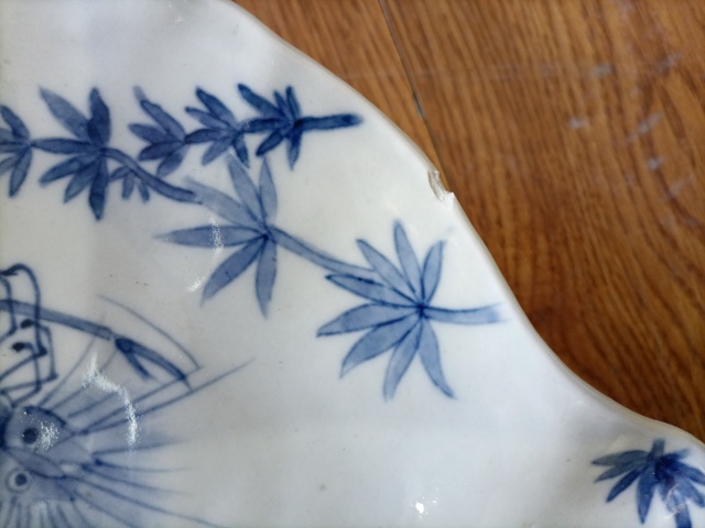 古玩陶瓷青花盤拍賣，當前價格300元