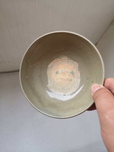 古玩陶瓷龍泉窯青瓷碗拍賣,當前價格580元