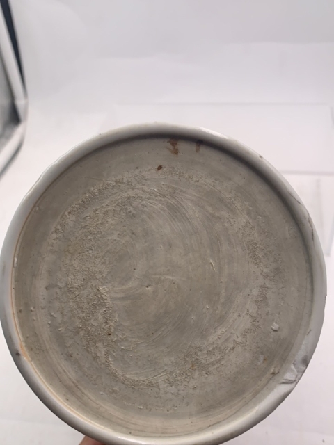 古玩陶瓷清中樓臺亭閣山水紋青花執杯拍賣，當前價格880元