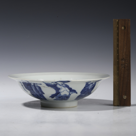 古玩陶瓷清晚·滿堂福記款青花八仙紋碗（優品）拍賣，當前價格3680元