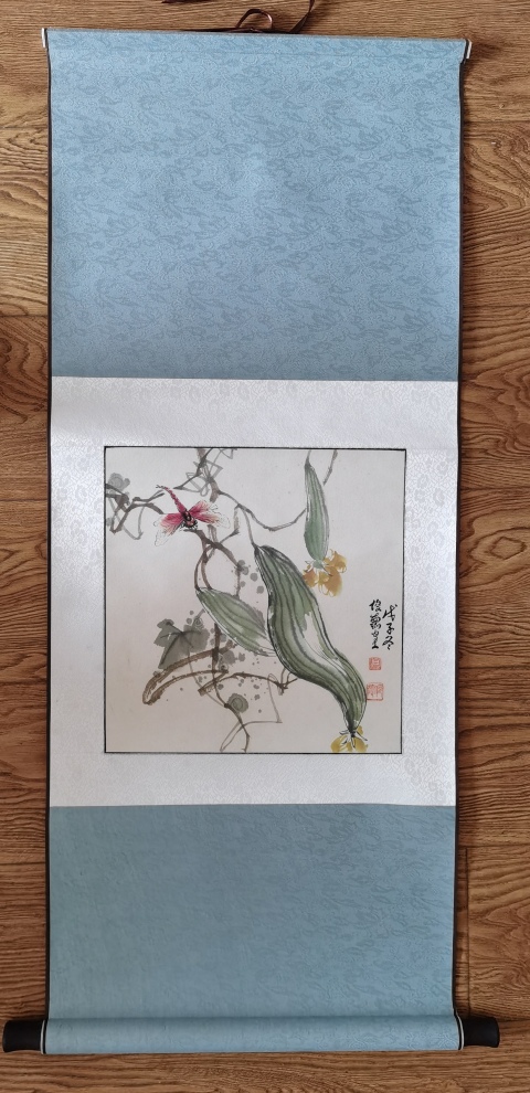 古玩字畫川蜀名家四川美協會員政協詩書畫院副院長何俊德作品一幅拍賣,當前價格499元