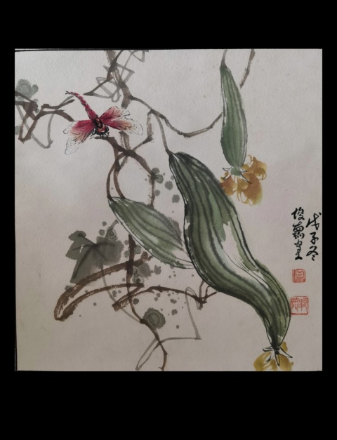 古玩字畫川蜀名家四川美協會員政協詩書畫院副院長何俊德作品一幅拍賣,當前價格499元