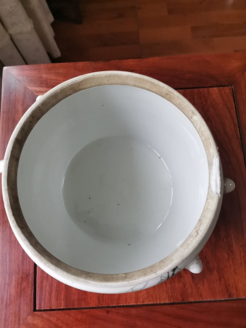 古玩陶瓷花鳥紋四系粥罐拍賣，當前價格980元