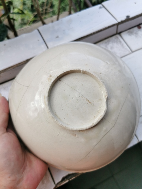 古玩陶瓷宋代定窯白釉碗標(biāo)本拍賣,當(dāng)前價格800元