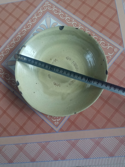 古玩陶瓷古典雅器~明大號青白釉盤拍賣,當前價格388元