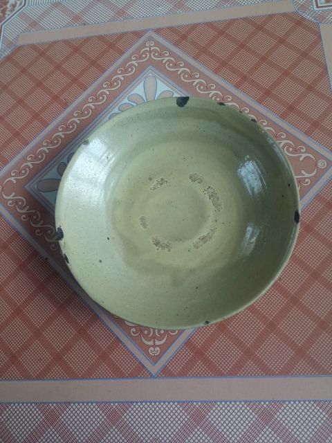 古玩陶瓷古典雅器~明大號青白釉盤拍賣,當前價格388元