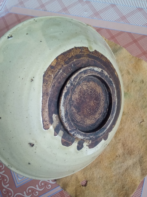 古玩陶瓷古典雅器~明大號青白釉盤拍賣,當前價格388元