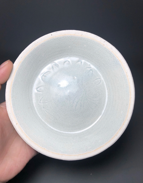 古玩陶瓷精品影青釉蓮紋印花洗拍賣,當前價格3888元