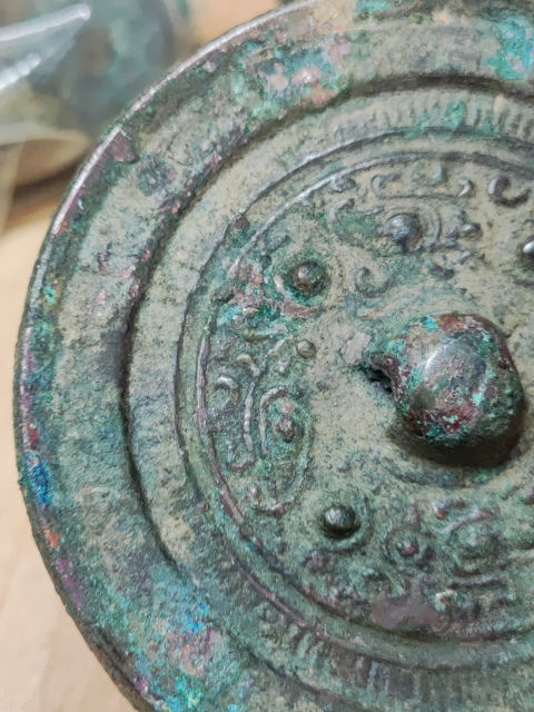 古玩銅器宋代四乳神獸銅鏡拍賣,當(dāng)前價格2999元
