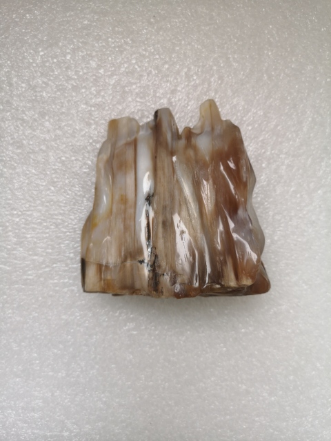 古玩雜項樹化玉奇石擺件拍賣，當前價格380元