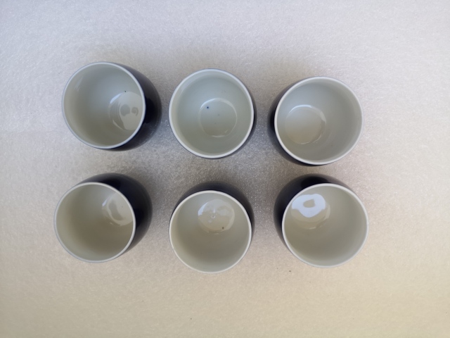 古玩陶瓷創匯·藍釉杯(5只)拍賣,當前價格599元