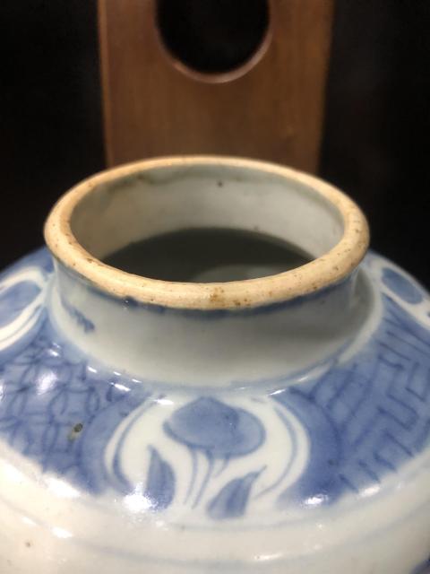 古玩陶瓷(已實物鑒真)晚明-加官晉爵-青花蓋罐拍賣,當前價格8600元