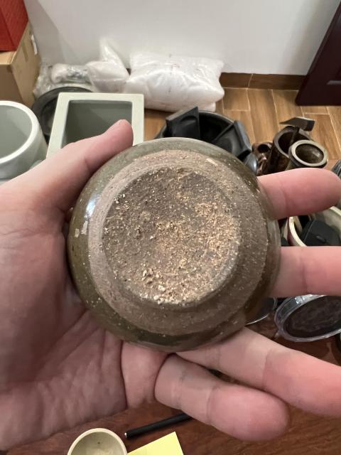 古玩陶瓷宋末元初醬釉杯拍賣，當(dāng)前價格499元