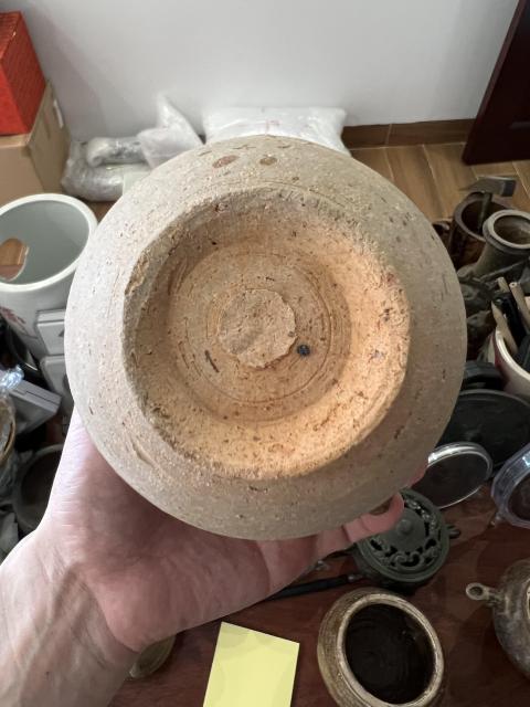 古玩陶瓷宋末元初褐釉雙系執(zhí)壺拍賣,當(dāng)前價(jià)格499元