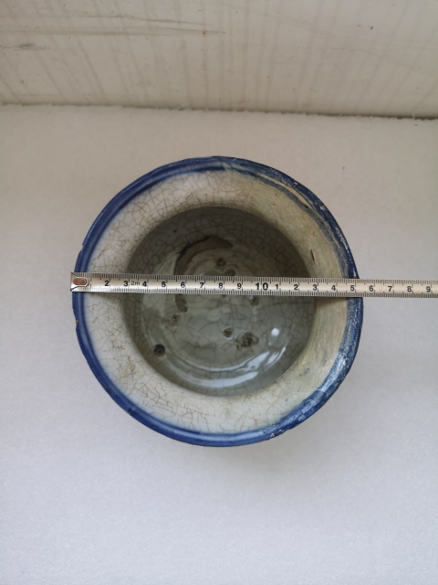 古玩陶瓷清末民國花卉福字紋罐拍賣，當(dāng)前價格398元