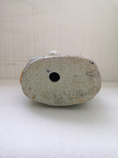 古玩陶瓷出口創匯期福建會館款五子鬧佛塑像拍賣，當前價格350元