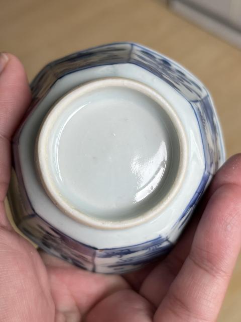 古玩陶瓷清早期山水紋青花杯盤拍賣,當(dāng)前價格2100元