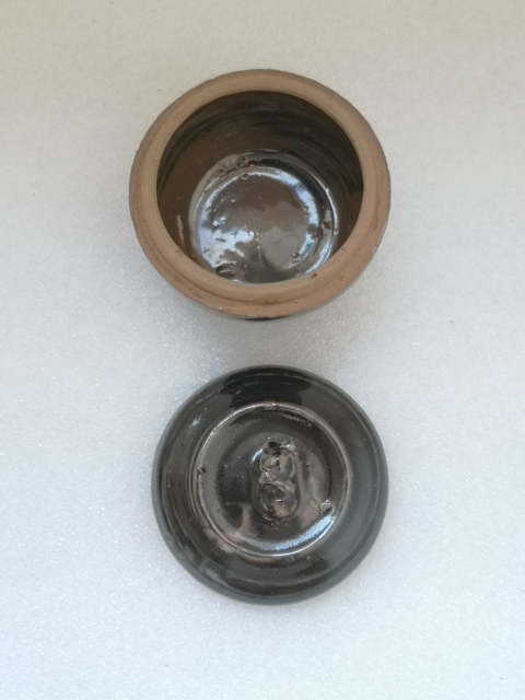 古玩陶瓷磁州窯黑釉蓋缸拍賣,當前價格398元