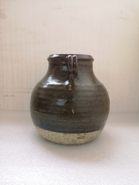 古玩陶瓷磁州窯茶葉末釉雙系罐拍賣,當(dāng)前價(jià)格680元