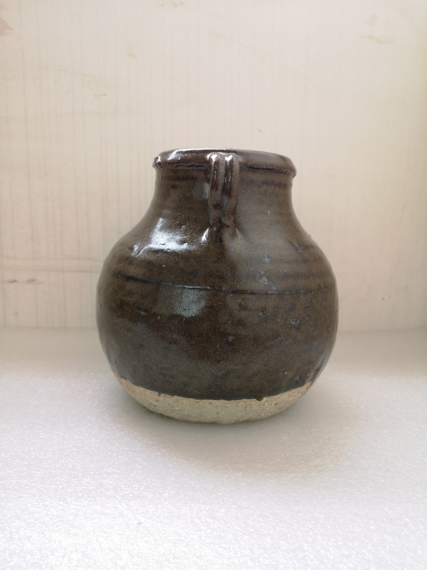 古玩陶瓷磁州窯茶葉末釉雙系罐拍賣,當(dāng)前價(jià)格680元