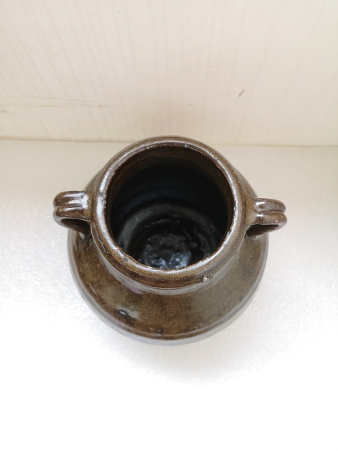 古玩陶瓷磁州窯茶葉末釉雙系罐拍賣,當(dāng)前價(jià)格680元