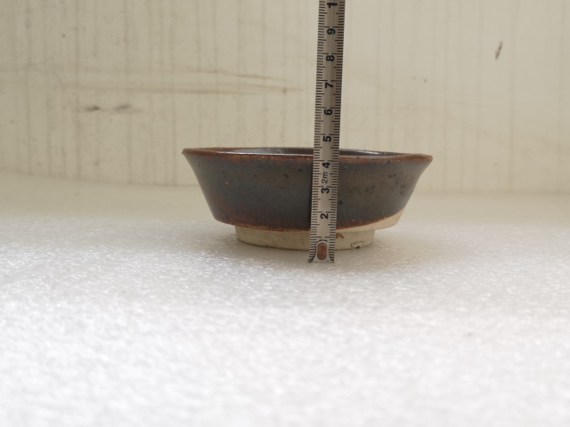 古玩陶瓷磁州窯紫金釉碗拍賣，當前價格398元