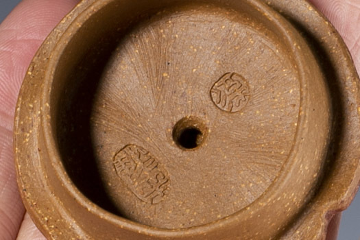 古玩陶瓷當代·210ml段泥南瓜壺真品鑒賞圖