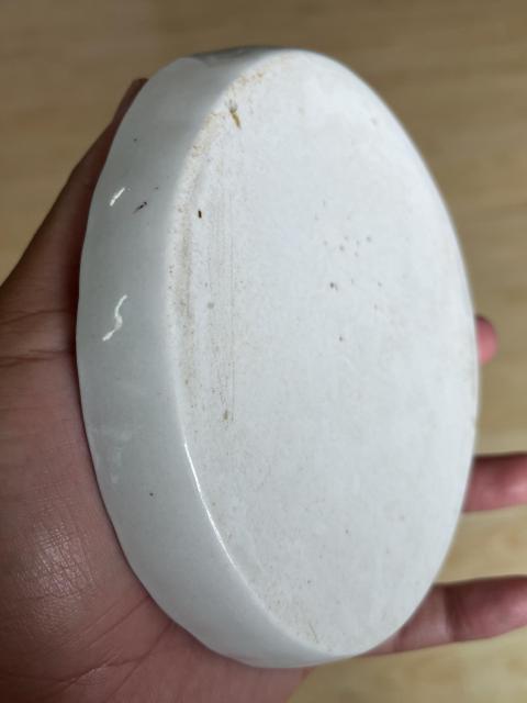 古玩陶瓷清中折枝花卉紋款彩繪盤拍賣，當(dāng)前價(jià)格800元