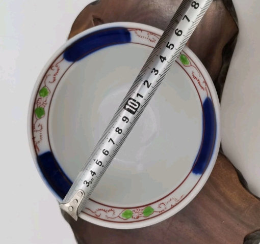 古玩陶瓷青花加彩花卉紋蓋碗拍賣,當(dāng)前價格135元