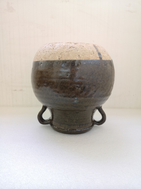 古玩陶瓷磁州窯茶葉末釉雙系罐拍賣,當(dāng)前價(jià)格680元