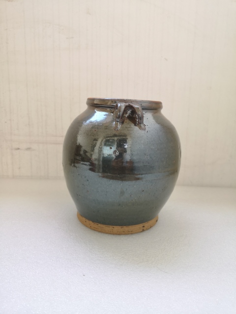 古玩陶瓷清代磁州窯系四系罐拍賣，當前價格450元