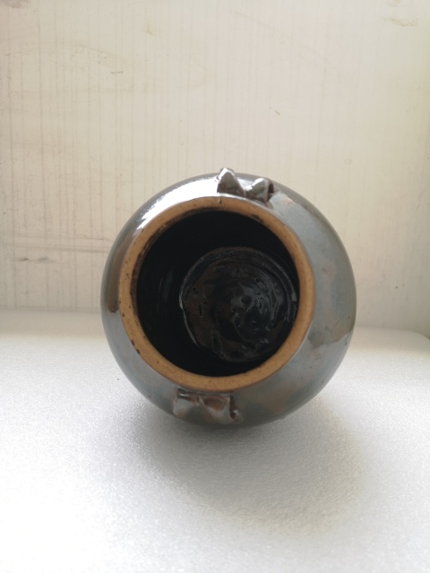 古玩陶瓷清代磁州窯系四系罐拍賣，當前價格450元