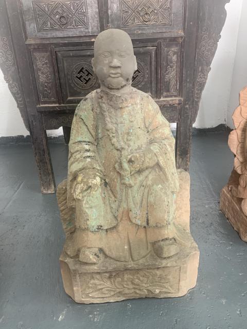 石雕人物造像拍賣，當前價格3500元