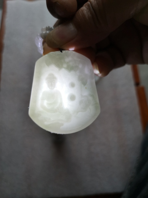 古玩玉器佛牌子拍賣，當前價格580元